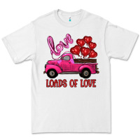 White valentine's day loads of love turck with balloons Premium Tee - RanaPortraitStore