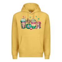 Antique Gold religious christian coffee cups Premium Hoodie - Jasminsmagicworld