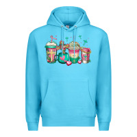 Ocean Blue religious christian coffee cups Premium Hoodie - Jasminsmagicworld