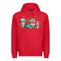 Red religious christian coffee cups Premium Hoodie - Jasminsmagicworld
