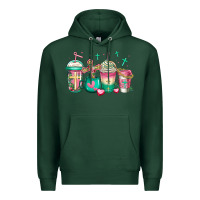 Sports Green religious christian coffee cups Premium Hoodie - Jasminsmagicworld
