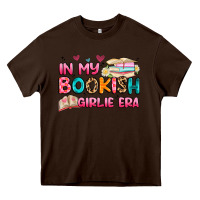 Chocolate Brown in my bookish girlie era Heavy Core Tee - Artiststas