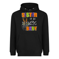 Black sister of brewing baby halloween theme baby shower spooky t shirt Heavyweight Hoodie - minhPixels