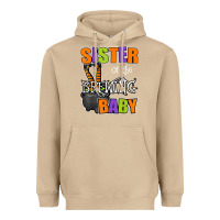 Mushroom sister of brewing baby halloween theme baby shower spooky t shirt Heavyweight Hoodie - minhPixels