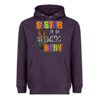 Plum sister of brewing baby halloween theme baby shower spooky t shirt Heavyweight Hoodie - minhPixels