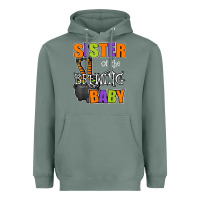Sage sister of brewing baby halloween theme baby shower spooky t shirt Heavyweight Hoodie - minhPixels