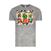Cloud Rock cowhide succulent Vintage Tee - TumblerDesignByShophia