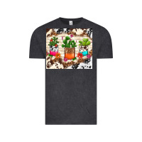 Vintage Black cowhide succulent Vintage Tee - TumblerDesignByShophia