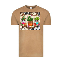 Vintage Camel cowhide succulent Vintage Tee - TumblerDesignByShophia