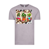 Vintage Zinc cowhide succulent Vintage Tee - TumblerDesignByShophia