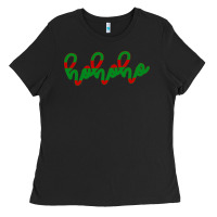 Christmas Ho Ho Ho Ladies Tee | Teevron