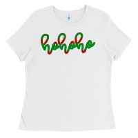 White Christmas Ho Ho Ho Ladies Tee - Bettercallsaul
