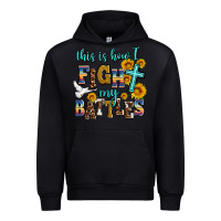 Black this is how i fight my battles Urban Hoodie - AdoDesignShop