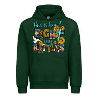 Forest Green this is how i fight my battles Urban Hoodie - AdoDesignShop