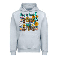 Heather Grey this is how i fight my battles Urban Hoodie - AdoDesignShop