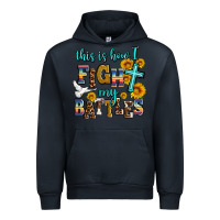 Navy this is how i fight my battles Urban Hoodie - AdoDesignShop