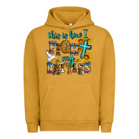 Pigment Peanut Butter this is how i fight my battles Urban Hoodie - AdoDesignShop
