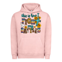 Pigment Salmon this is how i fight my battles Urban Hoodie - AdoDesignShop