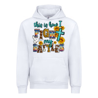 White this is how i fight my battles Urban Hoodie - AdoDesignShop