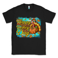 Black Happy Turkey Day Classic Tee - texasbilliewilder