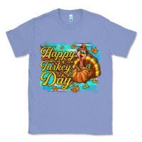 Colony Blue Happy Turkey Day Classic Tee - texasbilliewilder