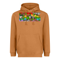 Meerkat Western St. Patrick's Day Shamrock Rainbow Heavyweight Hoodie - Artiststas