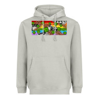 Moon Dust Western St. Patrick's Day Shamrock Rainbow Heavyweight Hoodie - Artiststas