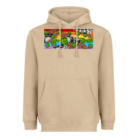 Mushroom Western St. Patrick's Day Shamrock Rainbow Heavyweight Hoodie - Artiststas