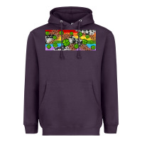Plum Western St. Patrick's Day Shamrock Rainbow Heavyweight Hoodie - Artiststas