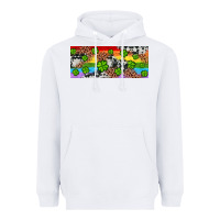 Western St. Patrick's Day Shamrock Rainbow Heavyweight Hoodie | Teevron