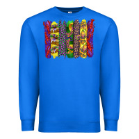 True Royal mardi gras crawfish cake and mask with leopar and fleur de lis brushst Premium Sweatshirt - Artiststas