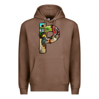 Chestnut farm life alphabet lowercase letters p Premium Hoodie - BundleAndBundleShop