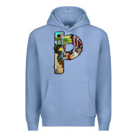 Colony Blue farm life alphabet lowercase letters p Premium Hoodie - BundleAndBundleShop