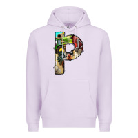 Lilac farm life alphabet lowercase letters p Premium Hoodie - BundleAndBundleShop