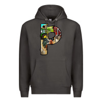Smoke farm life alphabet lowercase letters p Premium Hoodie - BundleAndBundleShop