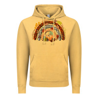 Vintage Mustard fall rainbow Vintage Hoodie - CowGirlArtShop