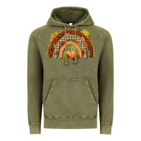 Vintage Olive fall rainbow Vintage Hoodie - CowGirlArtShop