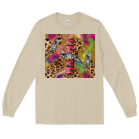 Mushroom Colorful leopard lightning bolt tumbler mother's Long Sleeve Tee - HowdyJamesFarm