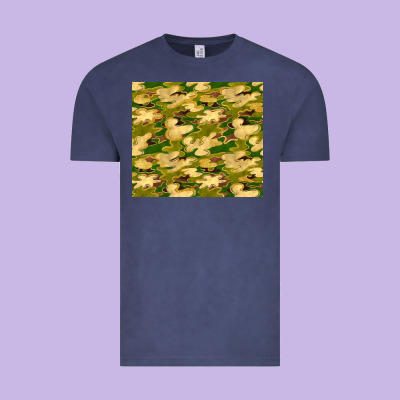 Camouflage With Glitter Vintage Tee Designed By Tumblerdesignbyshophia
