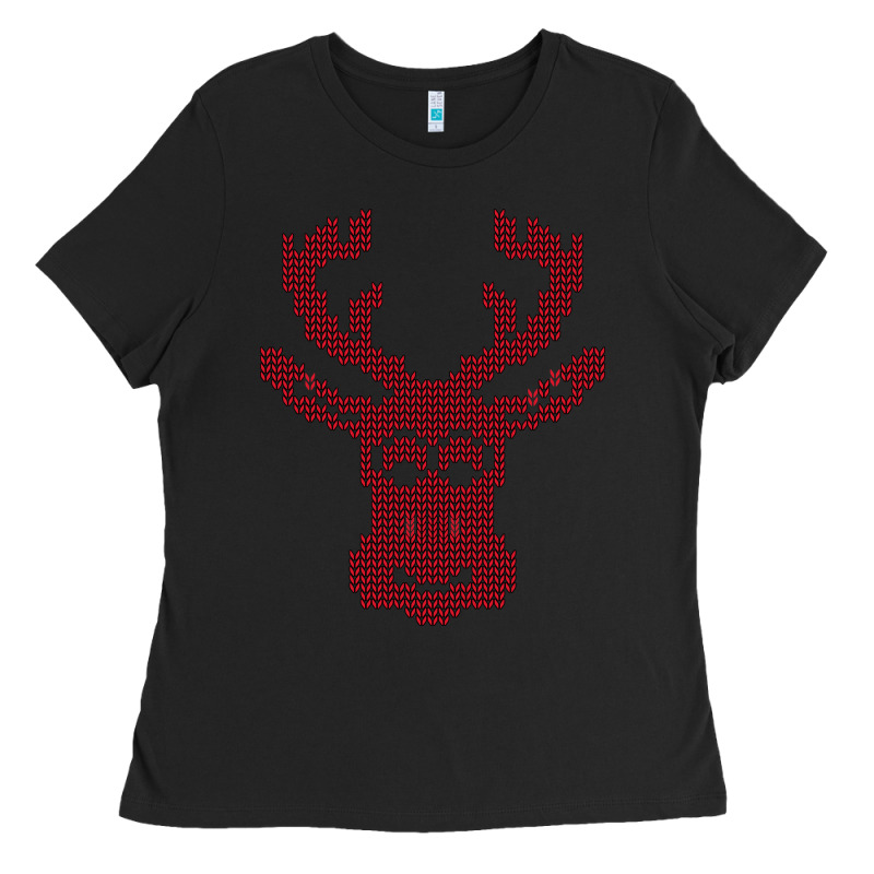 Christmas Deer Ugly Ladies Tee by Bettercallsaul | Teevron