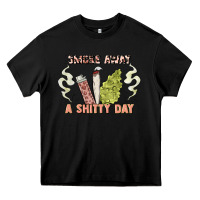 Black smoke away a sh tty day Heavy Core Tee - Artiststas