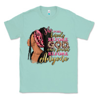 Seafoam She who kneels before god can stand before anyone Classic Tee - RanaPortraitStore