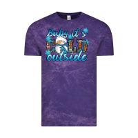Cloud Purple Baby it's cold outside Vintage Tee - RanaPortraitStore