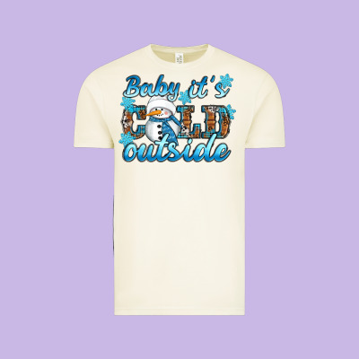 Baby It's Cold Outside Vintage Tee Designed By Ranaportraitstore