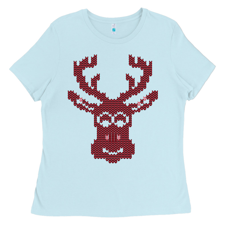 Christmas Deer Ugly Ladies Tee by Bettercallsaul | Teevron