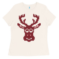 Bone Christmas Deer Ugly Ladies Tee - Bettercallsaul