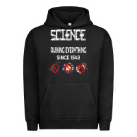 Pigment Black Science Ruining Everything Since 1543 Aliens Urban Hoodie - minhPixels