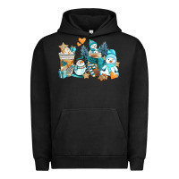 Winter Snowman Coffee Cups Urban Hoodie | Teevron