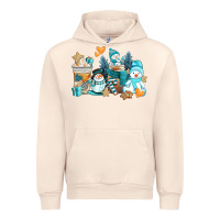 Sandshell winter snowman coffee cups Urban Hoodie - AdoDesignShop