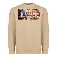 Mushroom American Flag Dad 4th of July Heavyweight Sweatshirt - LillyAllenDesigns